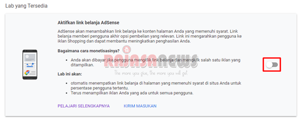 Menggali Potensi Pendapatan: Memahami dan Memaksimalkan Fitur Labs di Akun AdSense