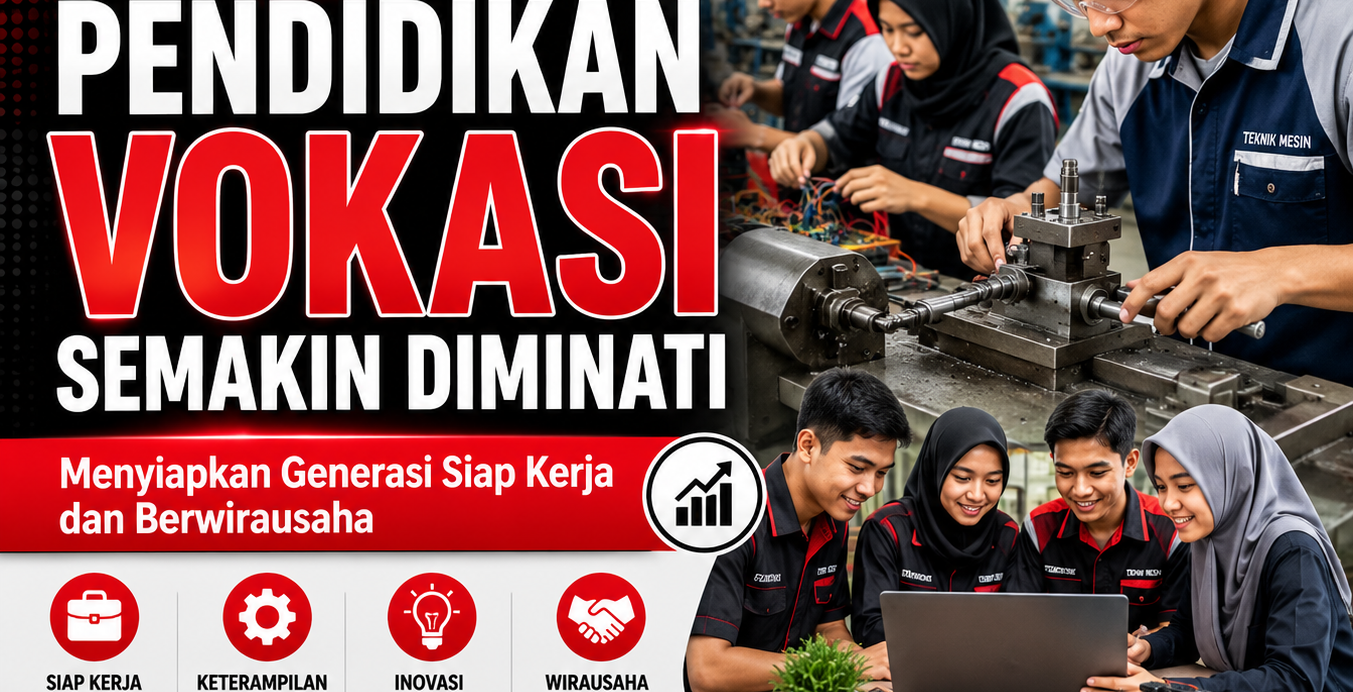 Pendidikan Vokasi Semakin Diminati, SMK Siapkan Generasi Siap Kerja dan Berwirausaha