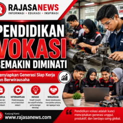Pendidikan vokasi semakin diminati untuk mempersiapkan generasi siap kerja dan berwirausaha dengan branding resmi RAJASANEWS.