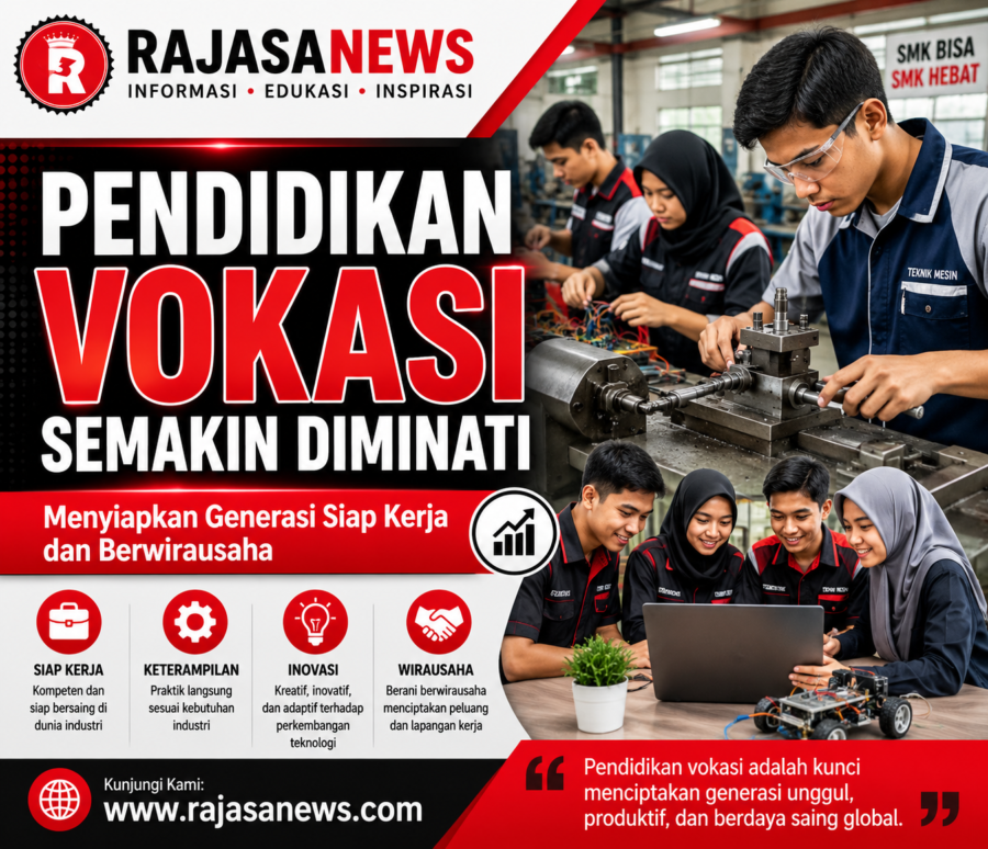 Pendidikan Vokasi Semakin Diminati, SMK Siapkan Generasi Siap Kerja dan Berwirausaha